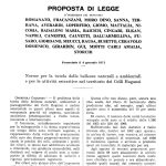 Proposta di legge Colli Euganei gennaio 1971-1