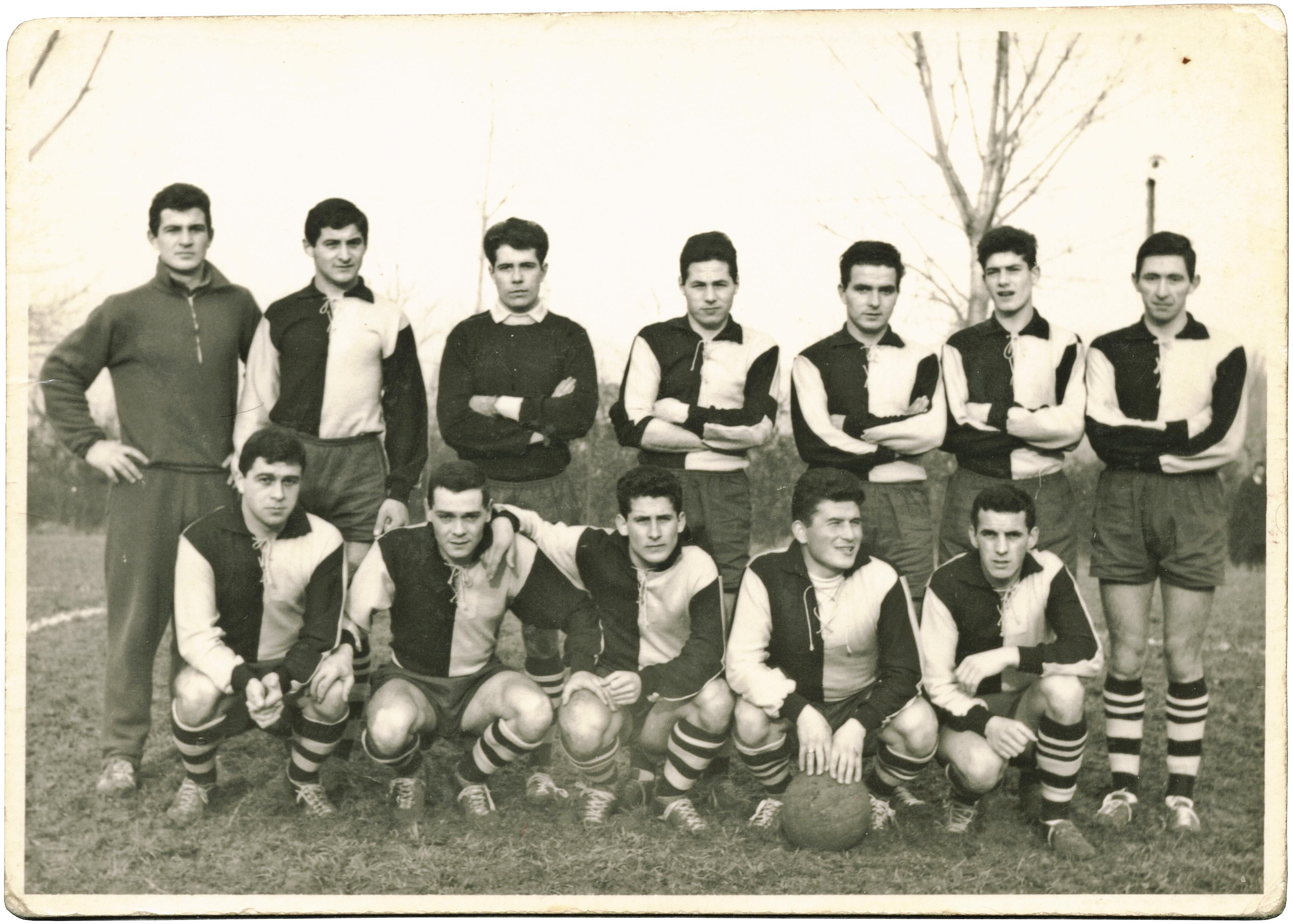 1959/60, la squadra del G.S. Galileo Battaglia che ha disputato il campionato di I Categoria.