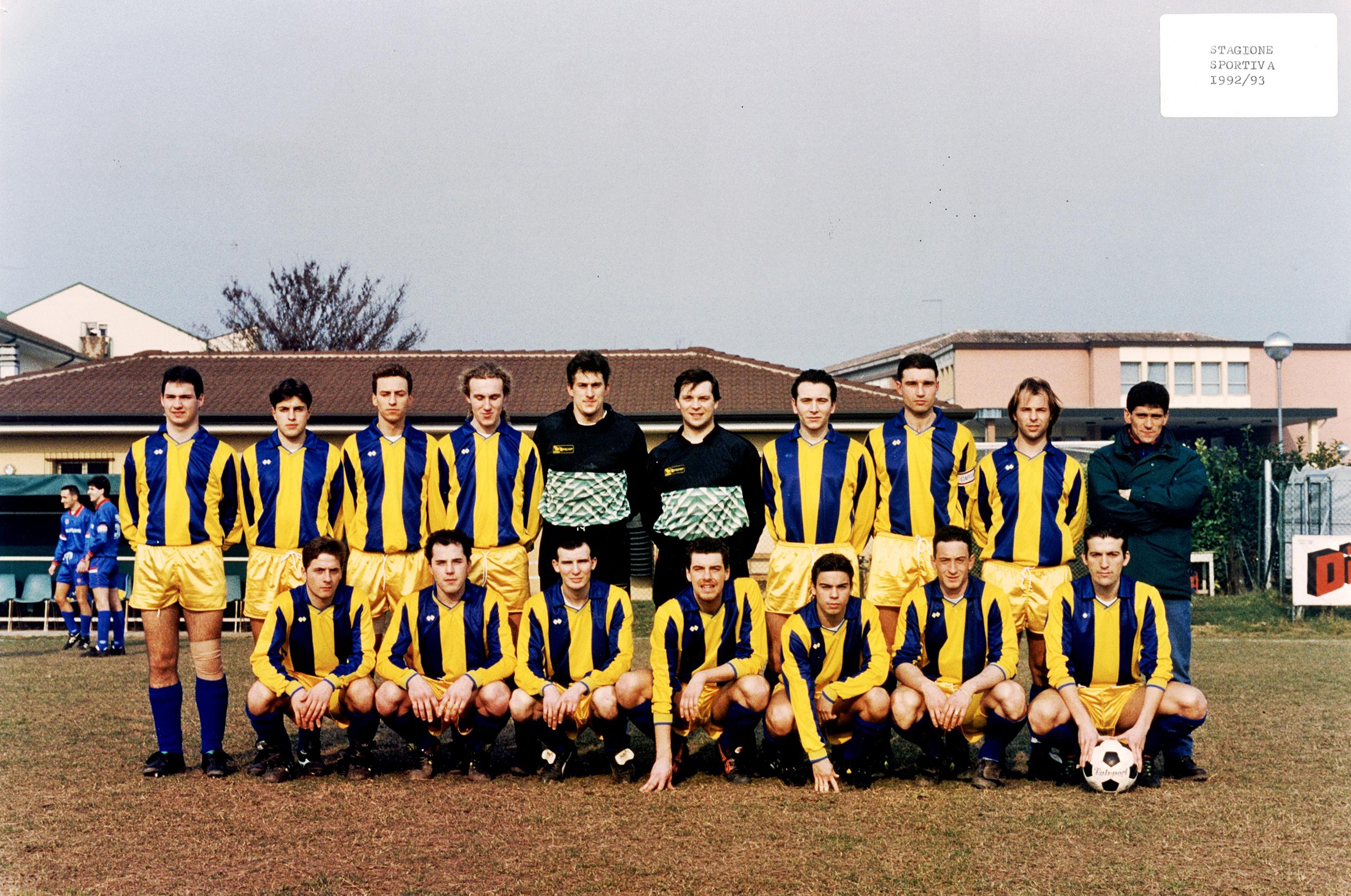 1992/93, Calcio Battaglia Terme, I Categoria. 